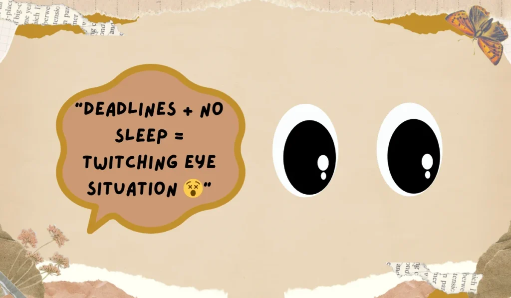 twitching eye meaning