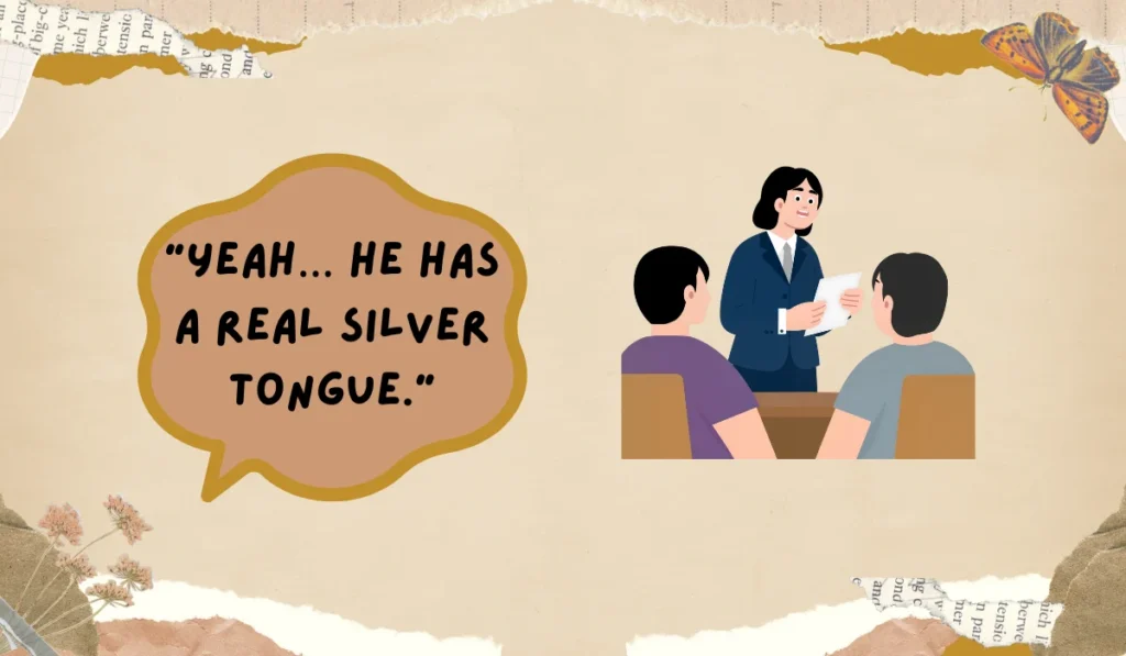 silver tongue meaning